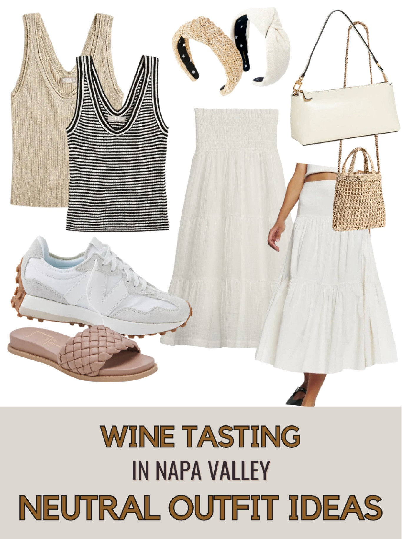 Outfit ideas for your wine tasting trip to Napa Valley this summer!

Maxi skirts are always a good choice, especially since it can be super hot in the sun and much colder in the shade. 



#LTKtravel #LTKfit

#LTKSeasonal