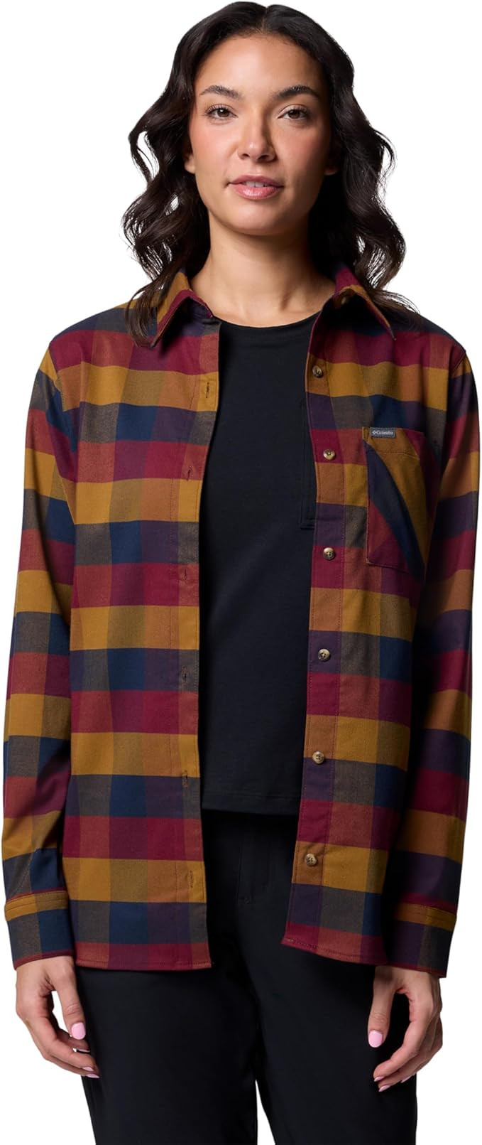 Columbia Women’s Port Hope Peak Flannel Long Sleeve Shirt | Amazon (US)