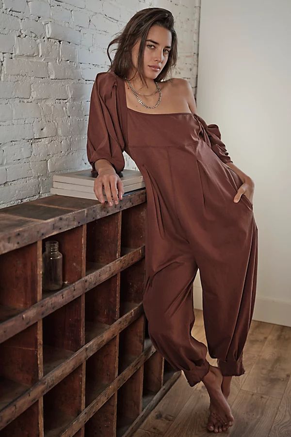 Lotta Love Romper by Intimately at Free People, Brown Butter, S | Free People (Global - UK&FR Excluded)