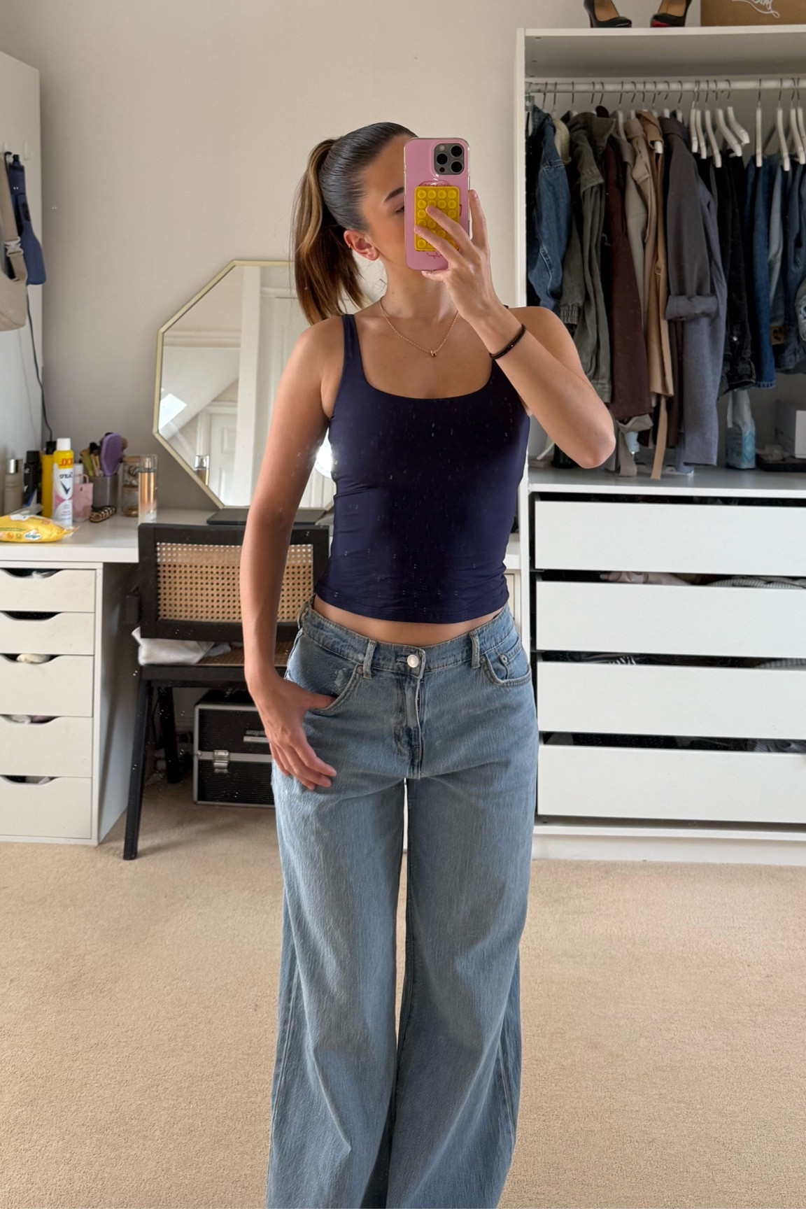 My shirt girlies !! These levi’s jeans from the kids section are my new FAVOURITE jeans I’m utterly obsessed!! They also have adjustable waist buttons on the inside 

#LTKautumn #LTKuk #LTKjeans