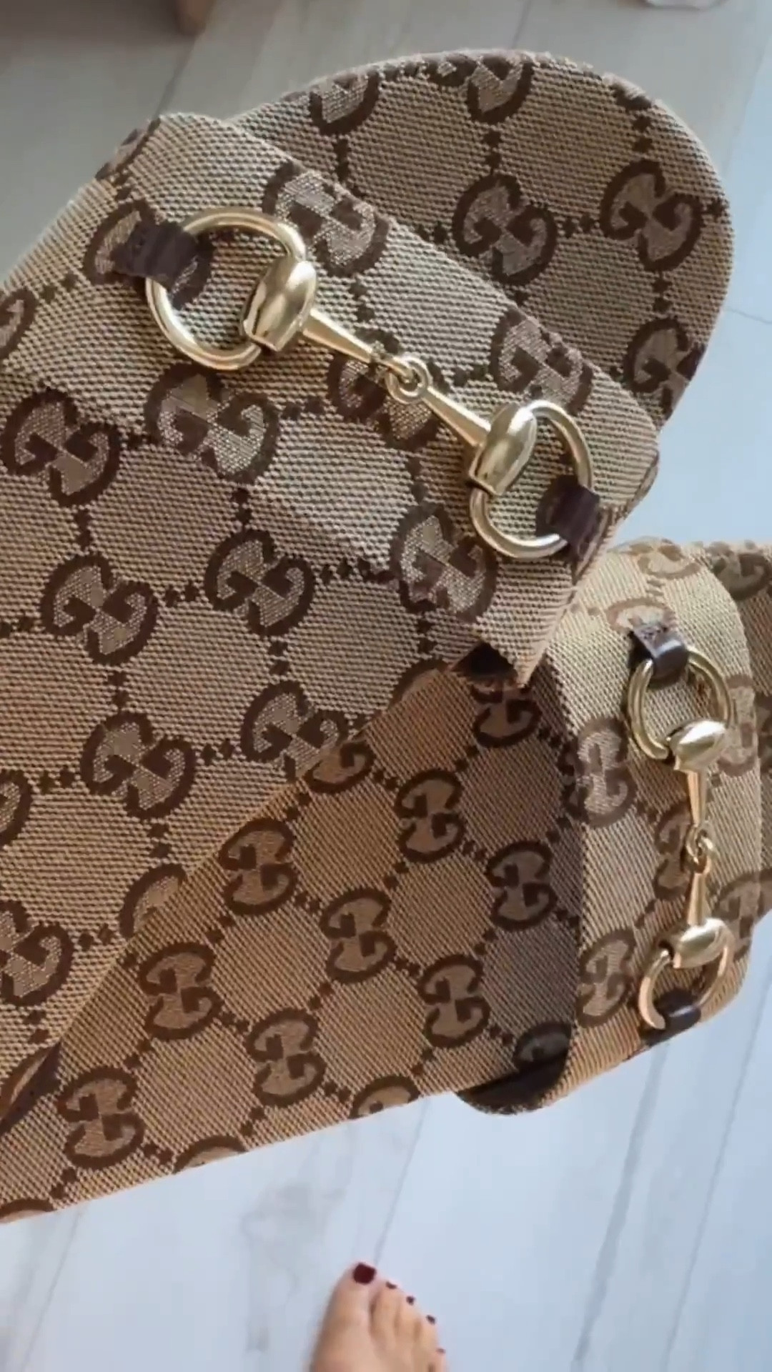 Treat yourself! When you trade in the Sherpa for the sand, your wishlist changes too! What was under my tree for 🌴🎁✈️✔️! 
10/10 


Sandals. Gucci. Designer. Resort wear. 


#LTKTravel #LTKootd #LTKSeasonal