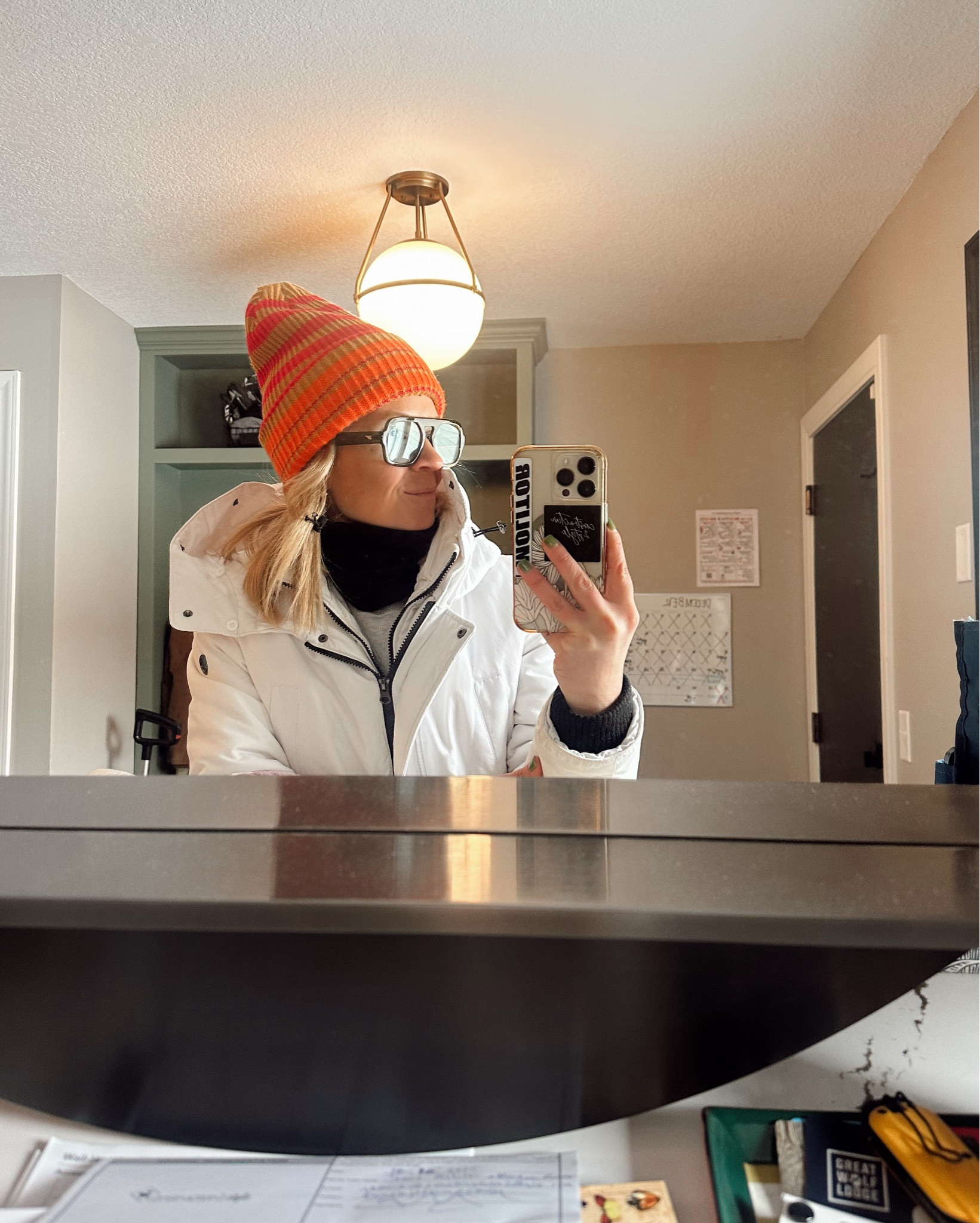 Winter look! Green new sunnies are my fave. Linking to the rest of this retro look + a few more. 

#LTKSaleAlert #LTKSeasonal #LTKActive