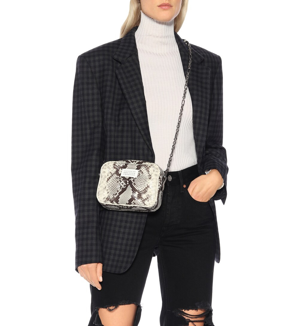 Glam Slam snake-effect shoulder bag | Mytheresa (INTL)