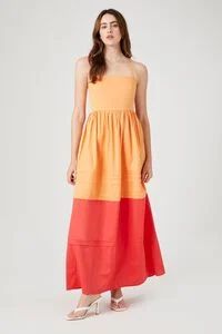 Colorblock Crisscross Cami Maxi Dress | Forever 21 (US)