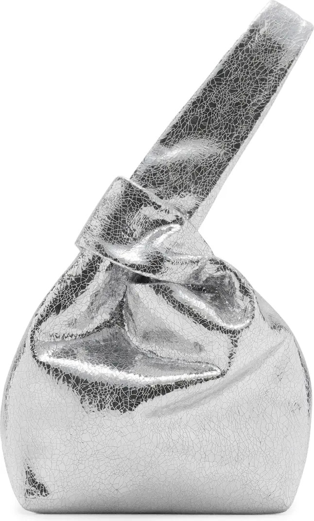 Crackled Metallic Handbag | Nordstrom