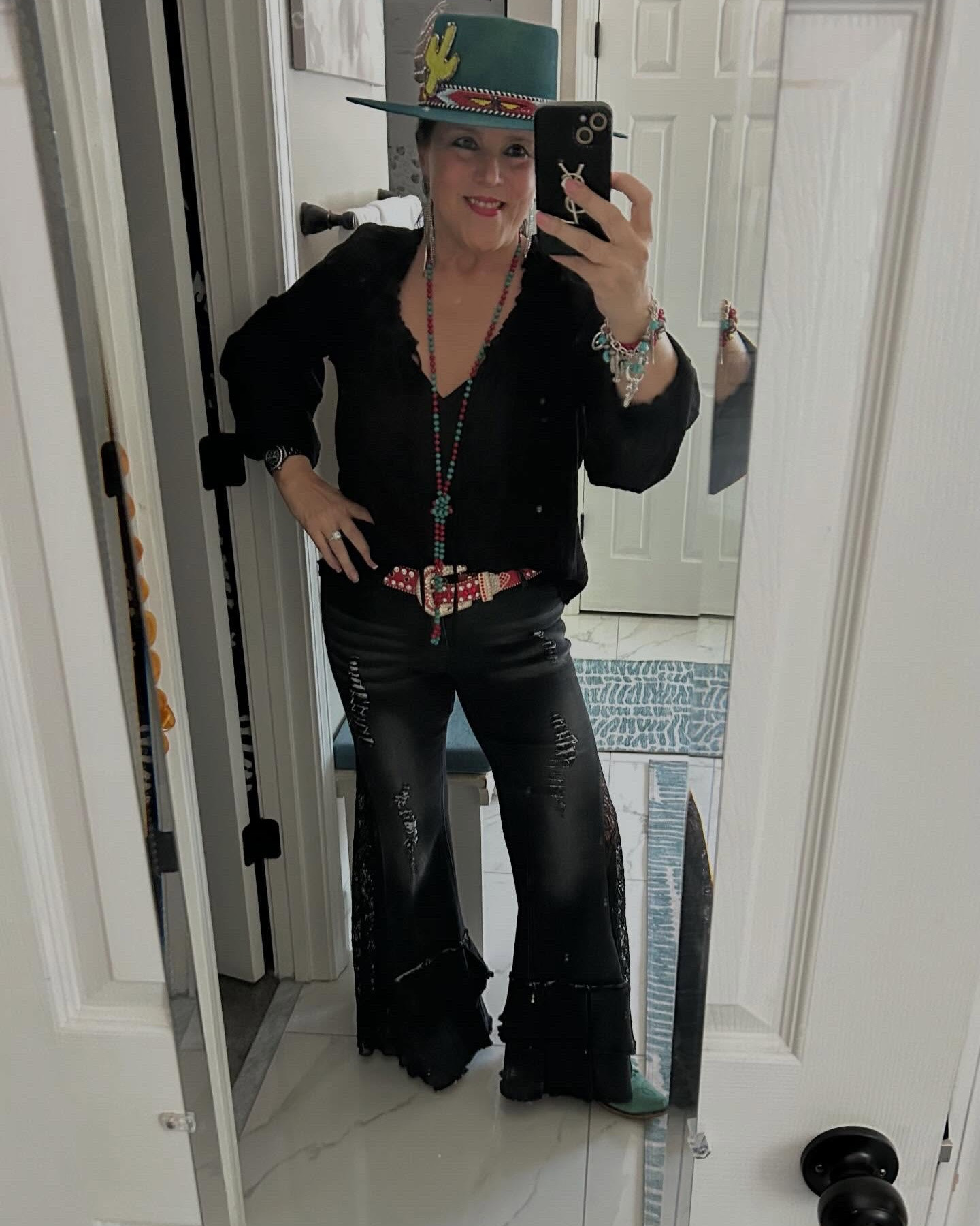 Going to a Cinco de Mayo get together with my guy! #cincodemayo #coupleswhostyletogetherstaytogether #fashionover50 #styleinspo #styleinspiration