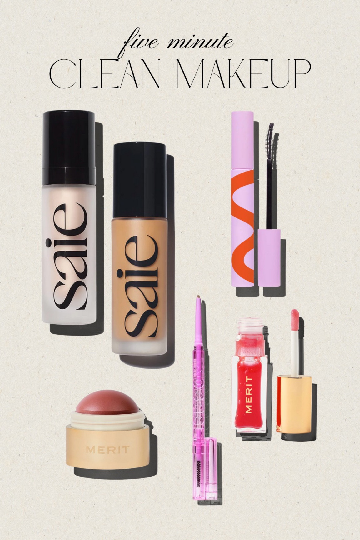 A clean makeup routine that can have you looking fresh in five minutes! 

clean beauty | clean girl aesthetic | five minute makeup

#LTKtravel #LTKbeauty #LTKFind