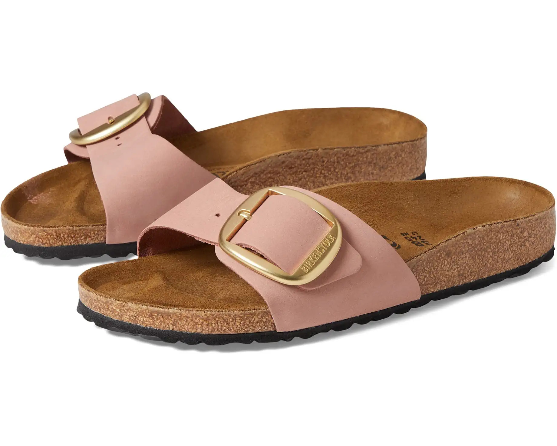 Women's Birkenstock Madrid Big Buckle - Nubuck Leather | Zappos