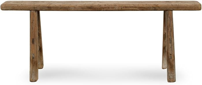 Approx. 3-3.5ft. Long Vintage Noodle Bench Weathered Natural (Size & Finish Vary) | Amazon (US)