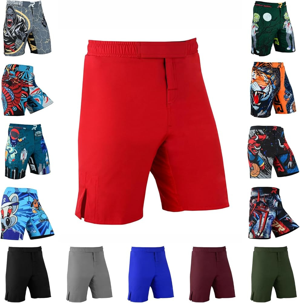 ROAR-INT Kids Mixed Martial Arts MMA Shorts BJJ Cross Training Gym Boxing Grappling Kickboxing Mu... | Amazon (US)