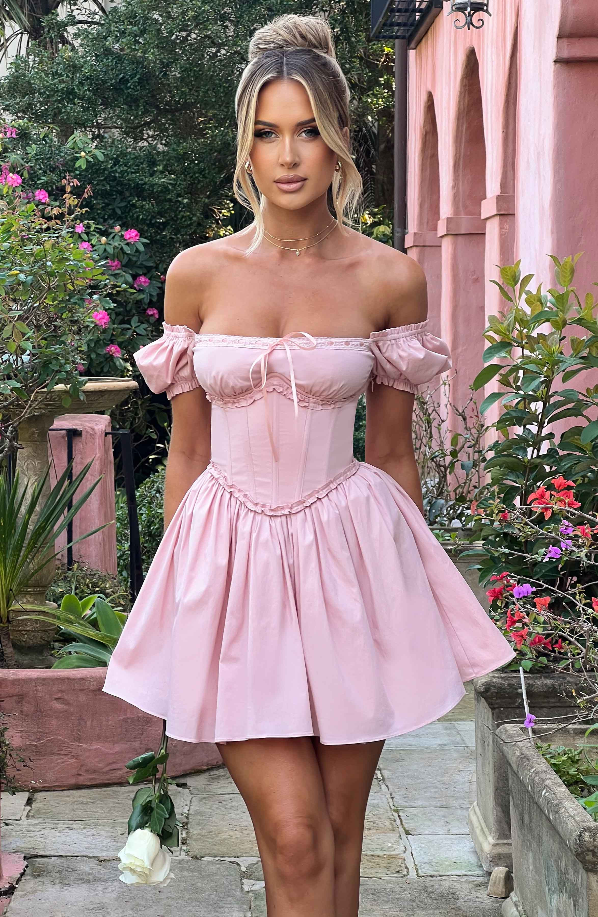 Penelope Mini Dress - Blush | Babyboo (global)