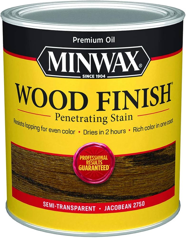 qt Minwax 70014 Jacobean Wood Finish Oil-Based Wood Stain | Amazon (US)