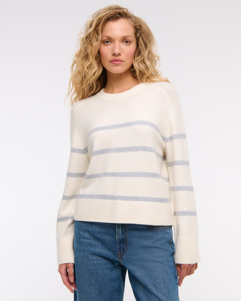 The A&F Madeline Crew Sweater | Abercrombie & Fitch (US)