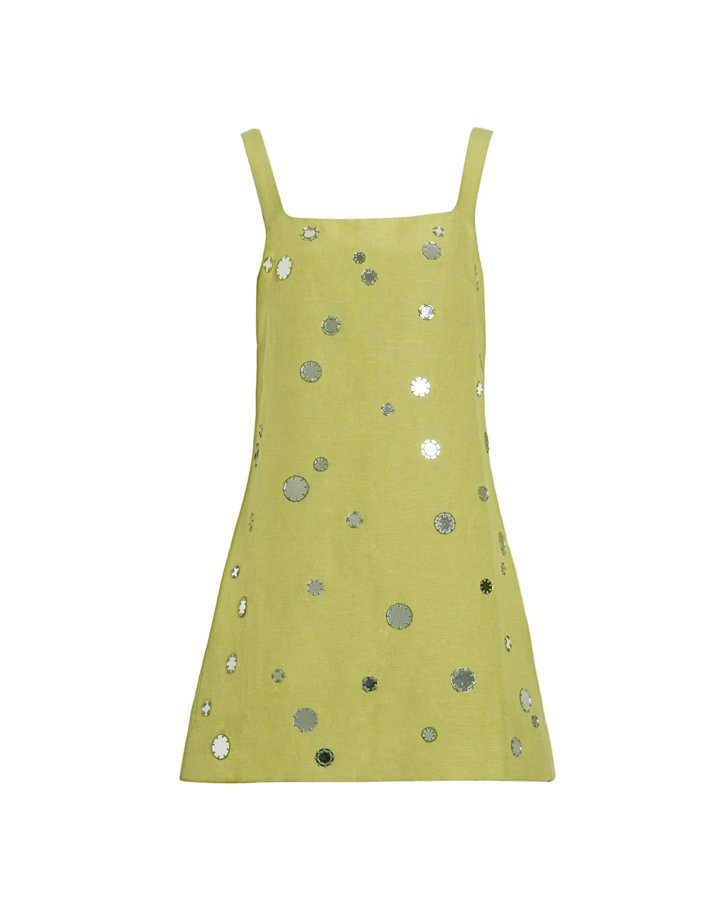 Barton Mirror Dress in Lime Mist | Over The Moon