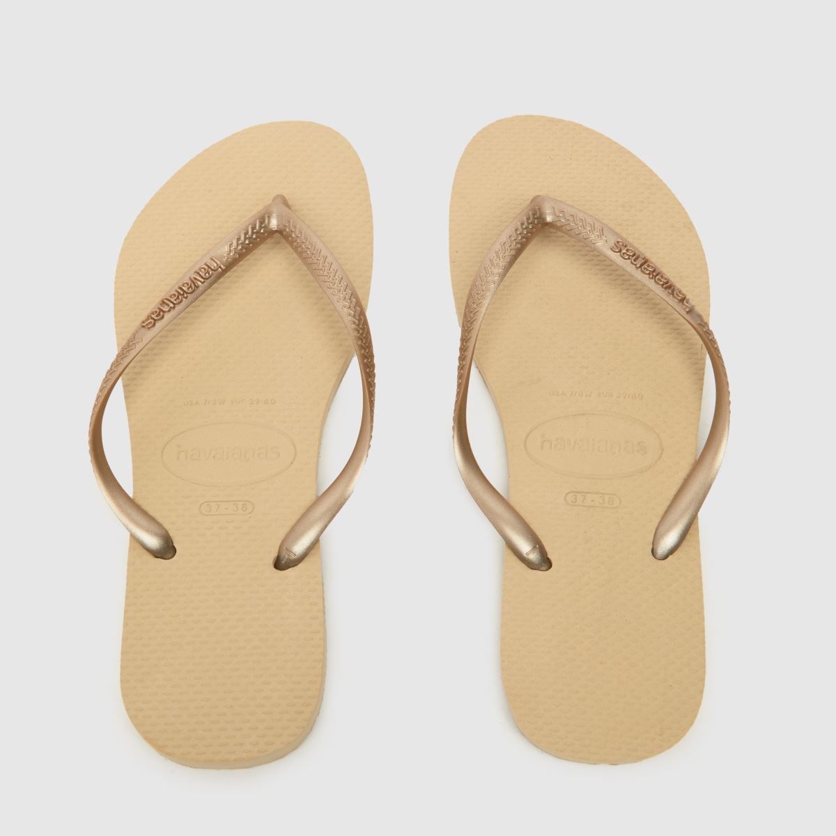 Womens Gold Havaianas Slim Sandals | schuh | Schuh
