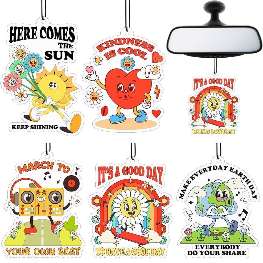 5 Pieces Funny Car Air Fresheners for Men Air Freshener Hanging Truck Air Fresheners Car Accessor... | Amazon (US)