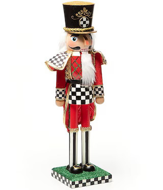 MacKenzie-Childs Holiday Collection Hand-Painted Christmas Nutcracker | Dillard's | Dillard's