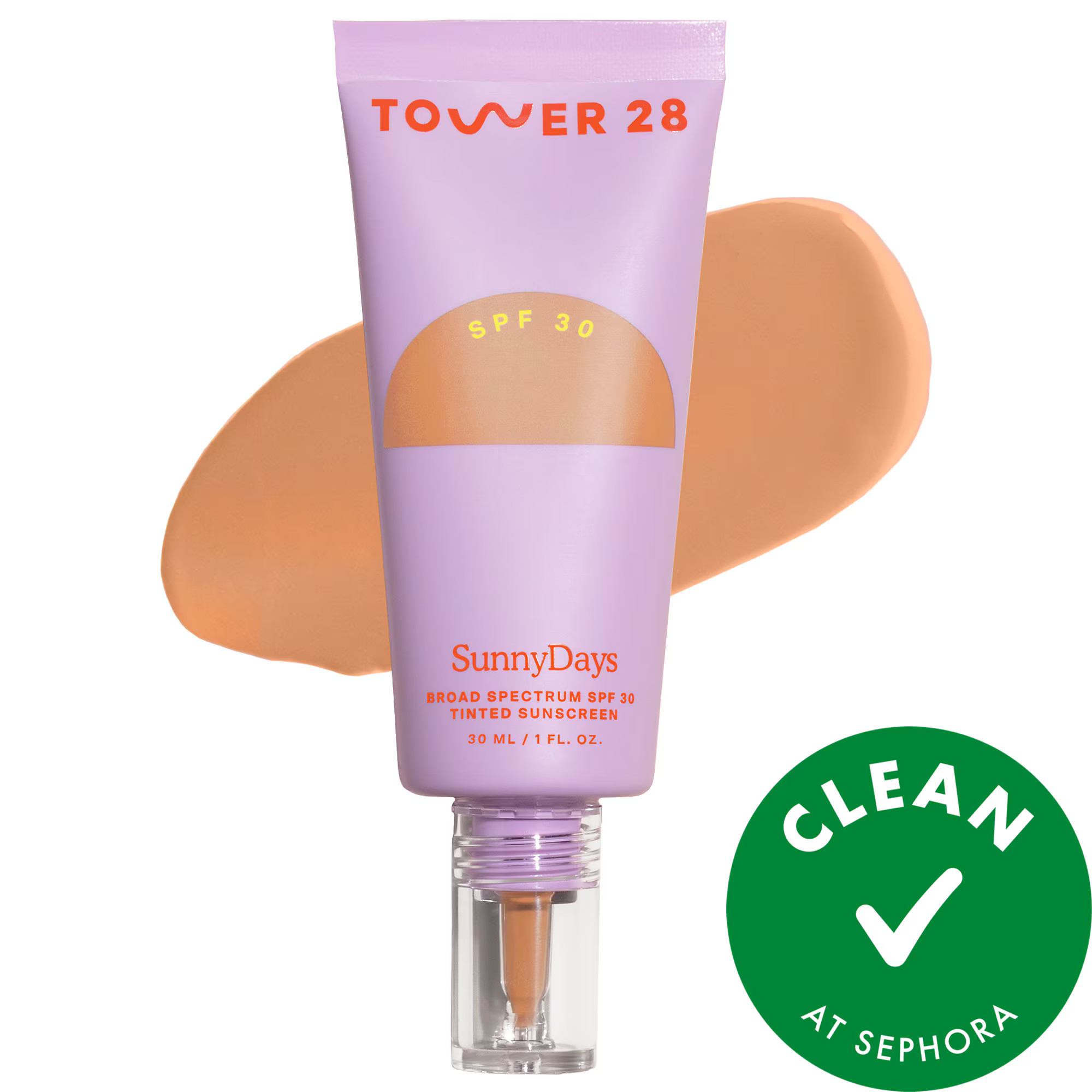 Tower 28 Beauty SunnyDays Skin Tint with Mineral Zinc SPF 30 25 Ocean Park 1 oz/ 30 mL | Sephora (US)