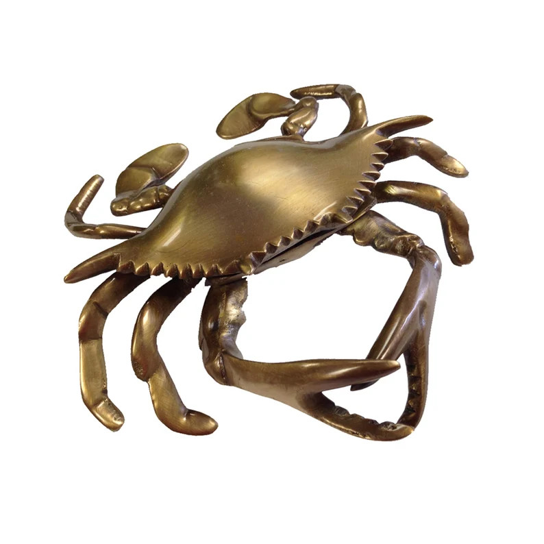 Antiqued Brass Blue Crab Paper Weight, Brass Animal - Etsy | Etsy (Global)