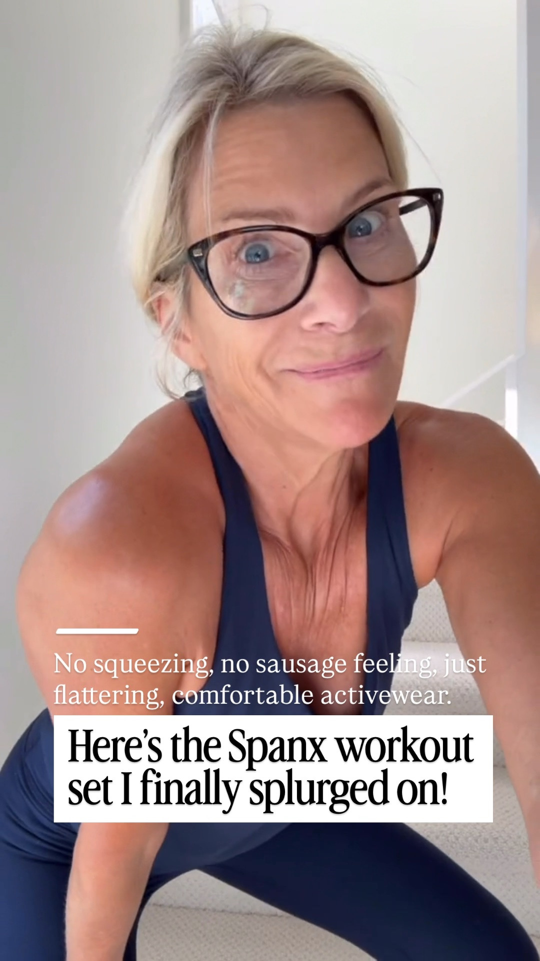 I rarely spend a lot on workout clothes, but this Spanx set changed my mind! The V-neck tank is so flattering, and the fabric doesn’t squeeze me so tight that I feel like a sausage. 😂 The leggings are the same way, comfortable, breathable, and worth every penny.

👩‍💻 LTK PRO TIPS
❤️ Heart = Support my posts ;-)
🔖 Save = Get sale & restock alerts for the things you love!
📋 Lists = Keep favorites organized (List ideas: Christmas, Birthdays, and Vacations!)
📲 Share = Send lists and products to a friend (or your daughters like me).
💬 Comment = Ask me anything, and I’ll answer. ;-)

#LTKootd #LTKOver40 #LTKSeasonal