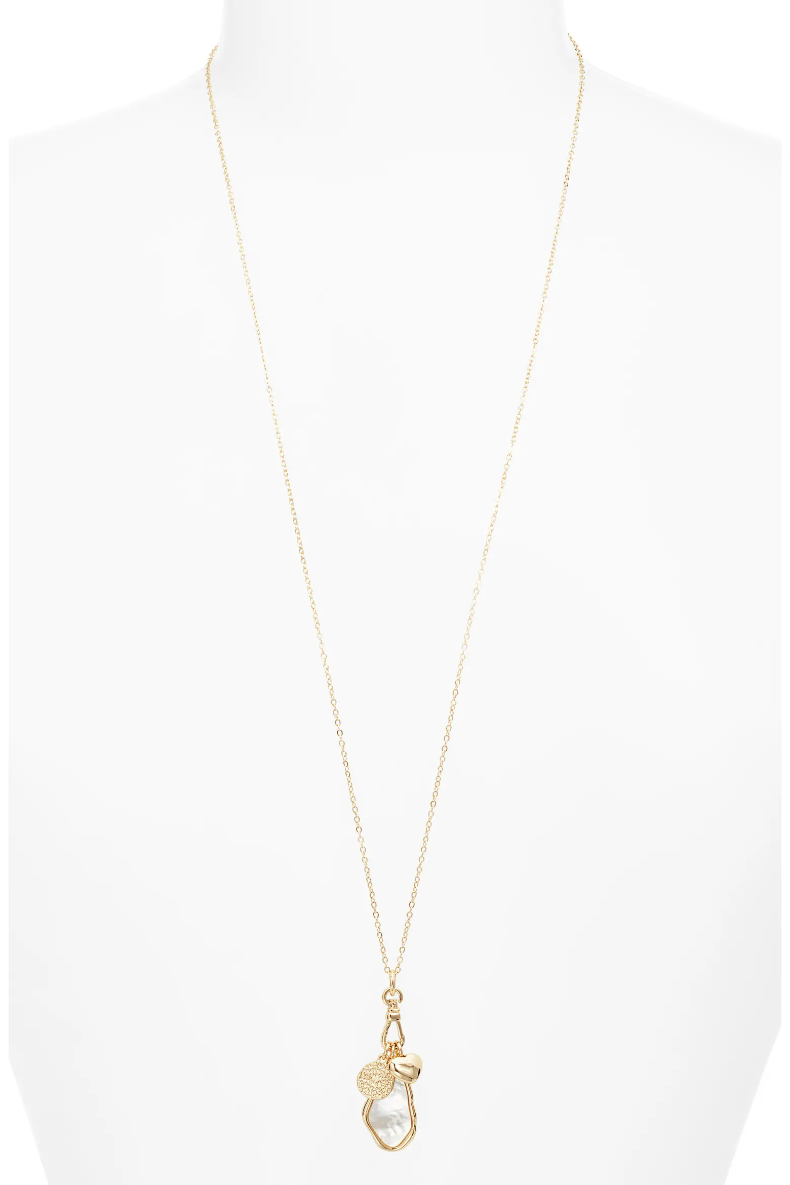Nordstrom Collected Mother-of-Pearl Charm Necklace (Women) | Nordstrom | Nordstrom