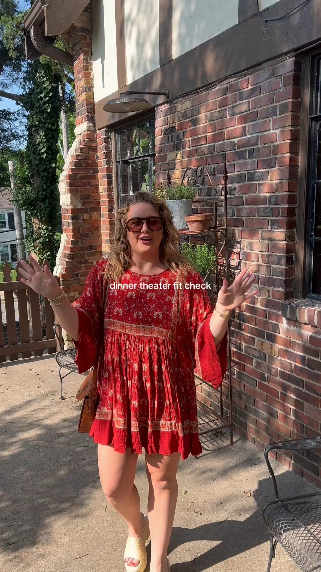 <dinner theater fit check> heading to see Jersey Boys with my mom at @New Theatre & Restaurant. Dress is old by @Spell, bag is vintage, sunnies are @elisajohnson.co, shoes are @Amazon, earrings are @World Market, turquoise bangle is @Banana Republic and my other beaded bracelets are @meg! #ootd #ootn #springfashion #whatimwearing #fitcheck #outfit #outfitideas #springoutfit 

#LTKStyleTip #LTKFindsUnder50 #LTKMidsize