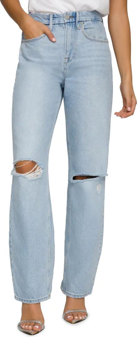 Good '90s Ripped High Waist Relaxed Jeans | Nordstrom