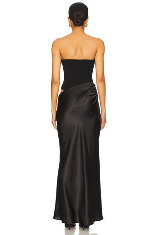 Carrie Maxi Dress in Black | Revolve Clothing (Global)