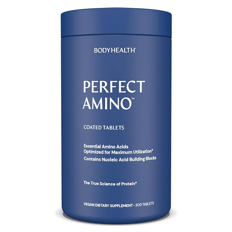 BodyHealth PerfectAmino (300 ct) Easy to Swallow Tablets, Essential Amino Acids Supplement with B... | Amazon (US)
