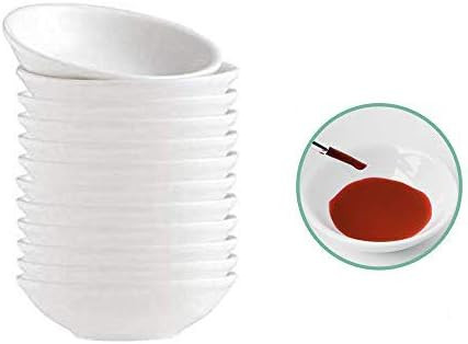 12 PCS Ceramic Painting Color Palette, Empty Watercolor Painting Dish, Porcelain Watercolor Paint... | Amazon (US)