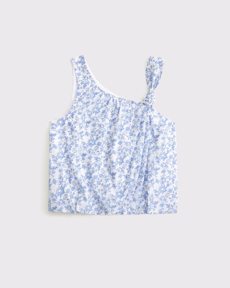 girls poplin asymmetrical set top | girls tops | Abercrombie.com | Abercrombie & Fitch (US)