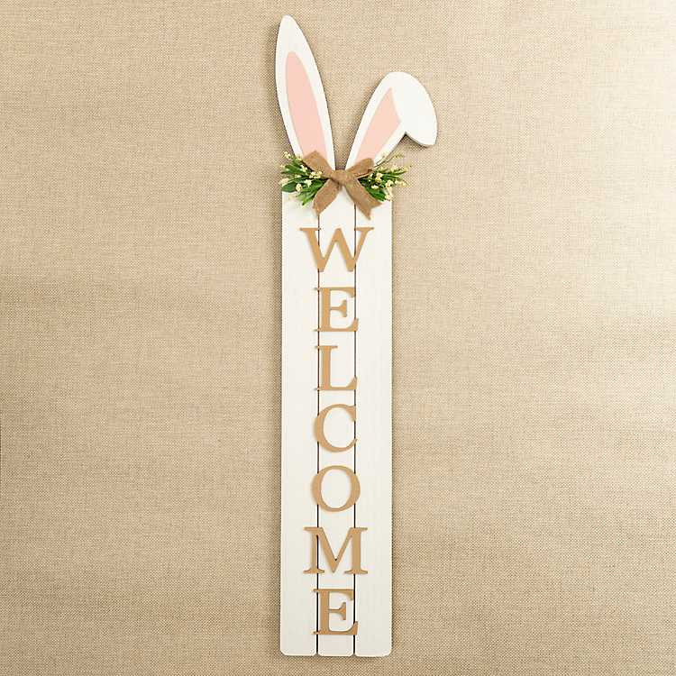 Welcome Bunny Porch Board | Kirkland's Home
