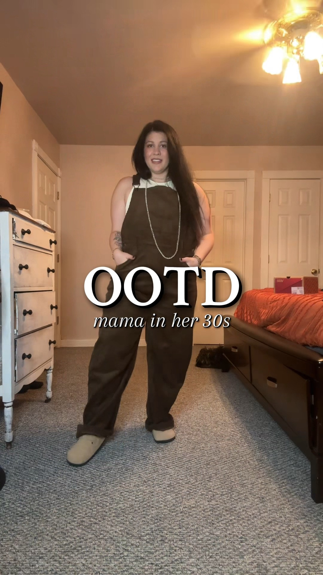 Cozy cute vibes for this rainy Monday. 

My overalls are from TikTok but I found a similar pair on Amazon. 🤎

#LTKSeasonal #LTKFindsUnder50 #LTKFindsUnder100