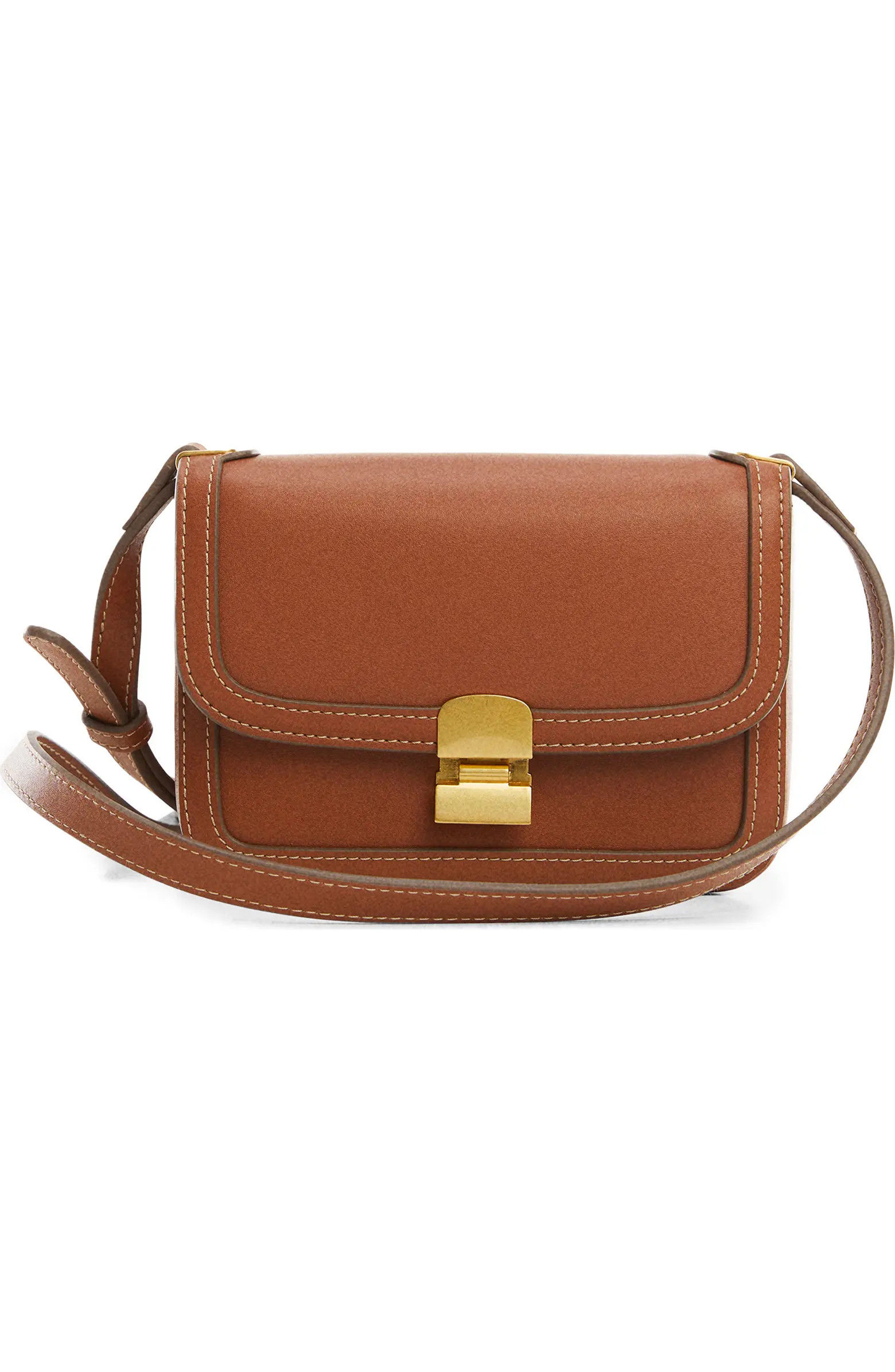 MANGO Faux Leather Crossbody Bag | Nordstrom | Nordstrom