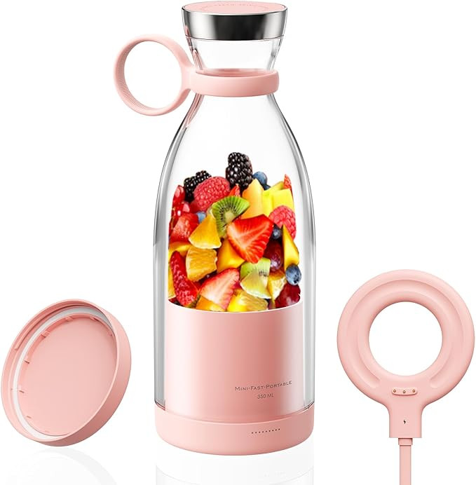 OTPEIR Portable Blender for Shakes and Smoothies with 11.83 Oz Travel Cup and Lid,Durable Stainle... | Amazon (US)