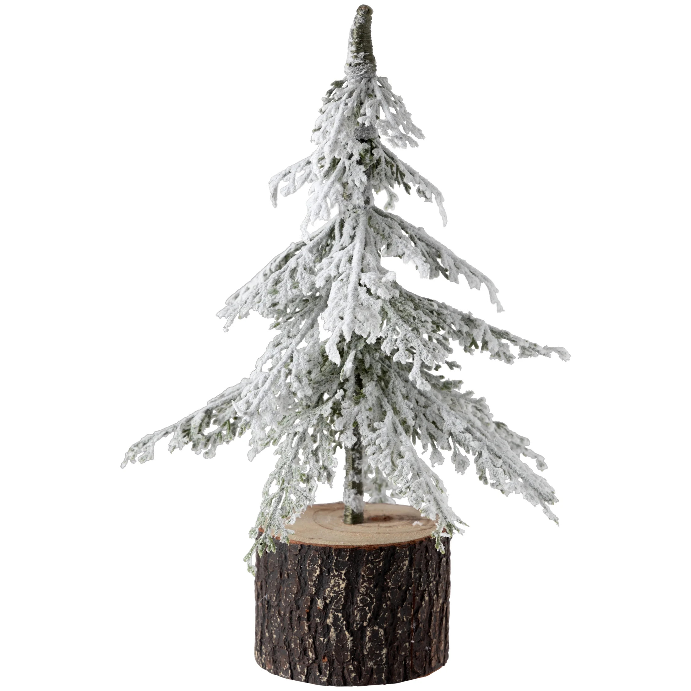 My Texas House Flocked Downswept Pine Tree Decoration, Green 13 in | Walmart (US)