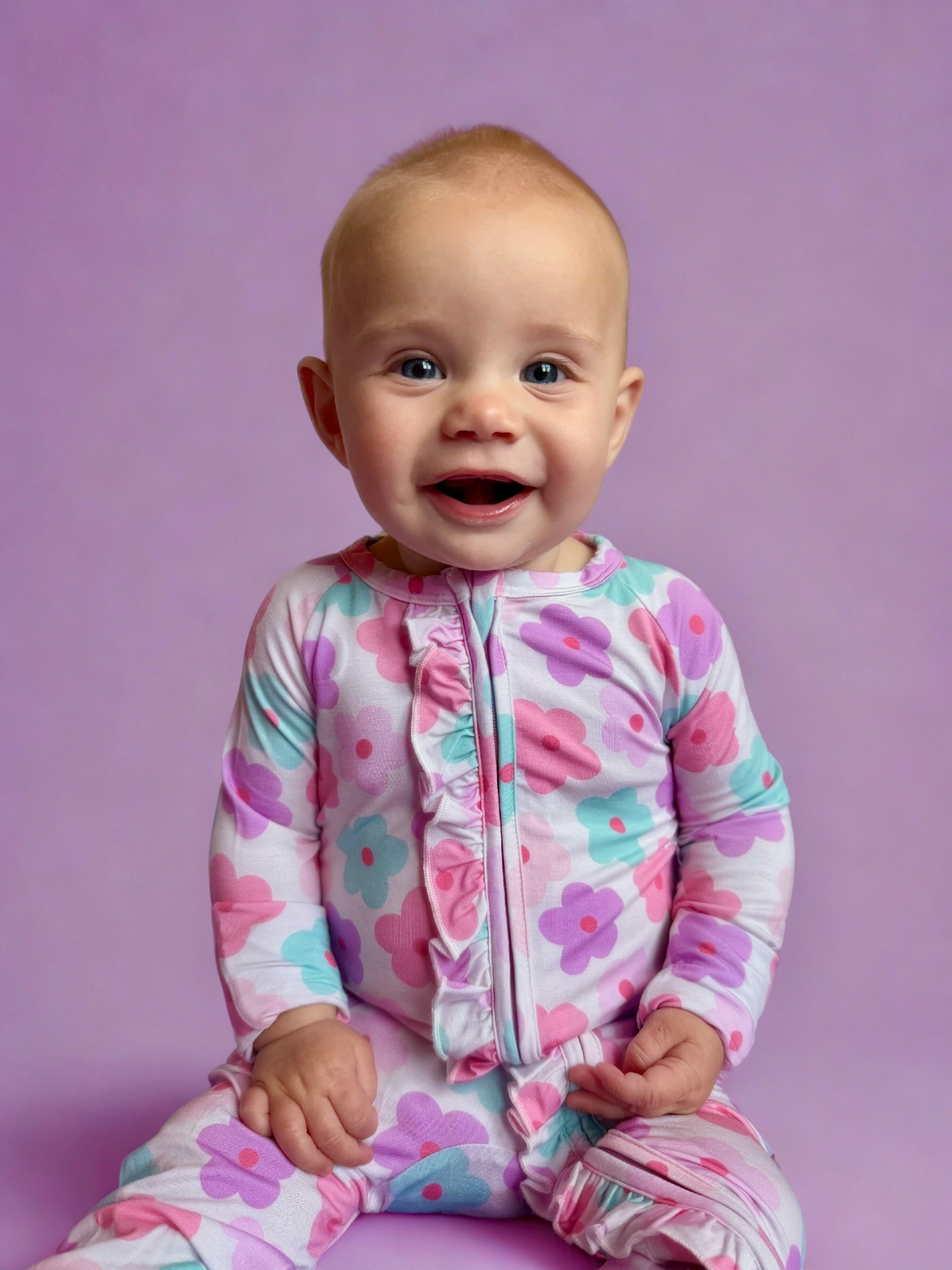 Sleeper. Romper. Ruffle. Flower. Baby girl. Toddler girl. Kids. Pj. Pajamas. Jammies. Bamboo. Viscose. Footie. Zippie. Zippered. 

#LTKBump #LTKBaby #LTKKids