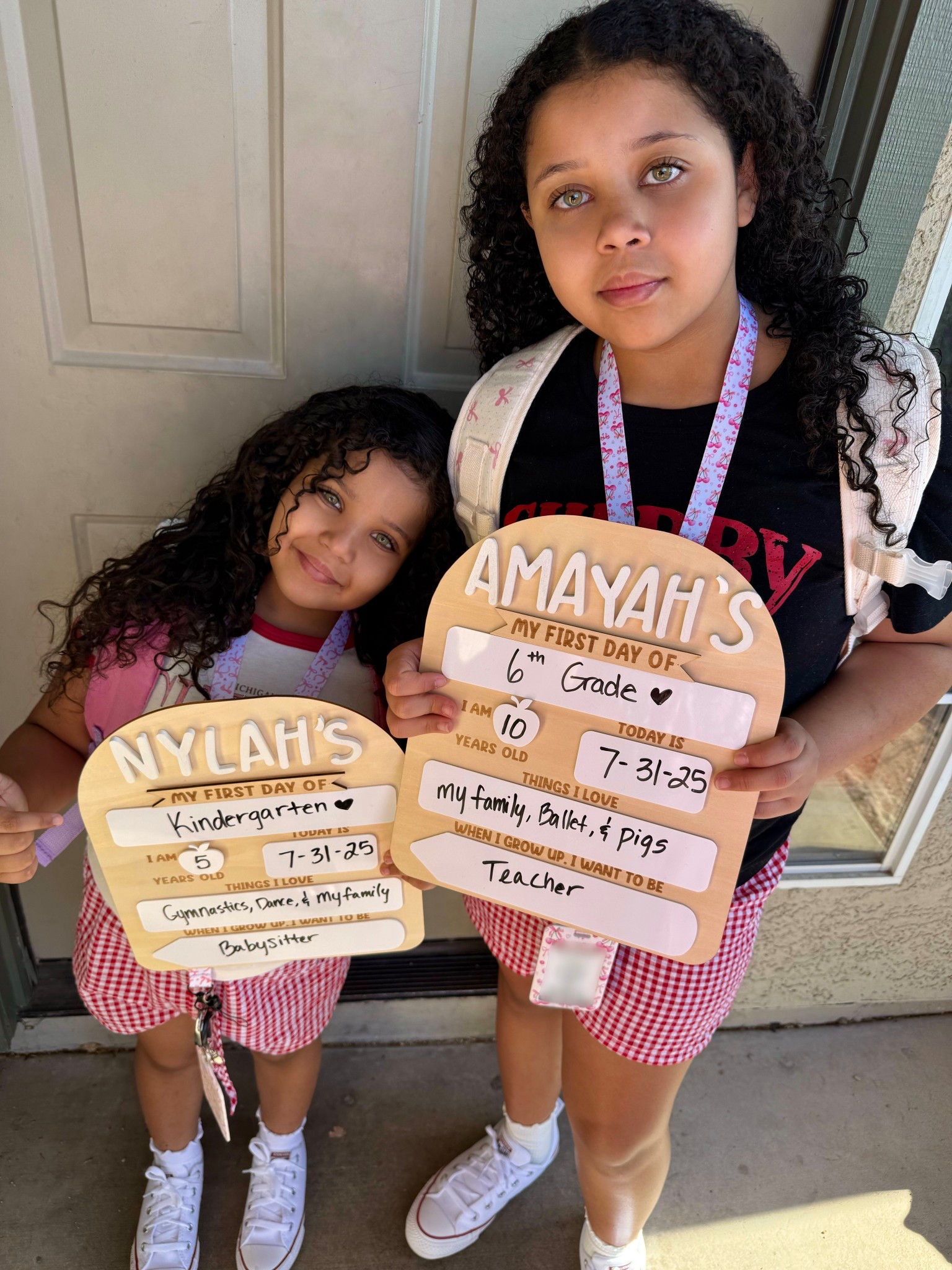 My girls first day of school ❤️❤️ 



First day of school , girls clothes , school clothes , girls fashion , 

#LTKFamily #LTKKids #LTKSaleAlert