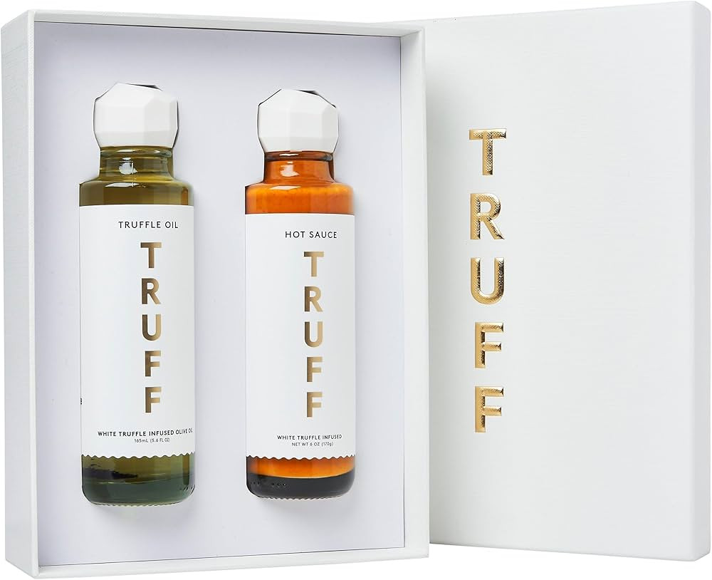 TRUFF White Truffle Gift Set, White Truffle Oil and Hot Sauce, Holiday 2-Pack | Amazon (US)