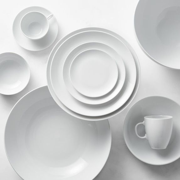 Pillivuyt Coupe Porcelain Dinnerware Collection | Williams-Sonoma