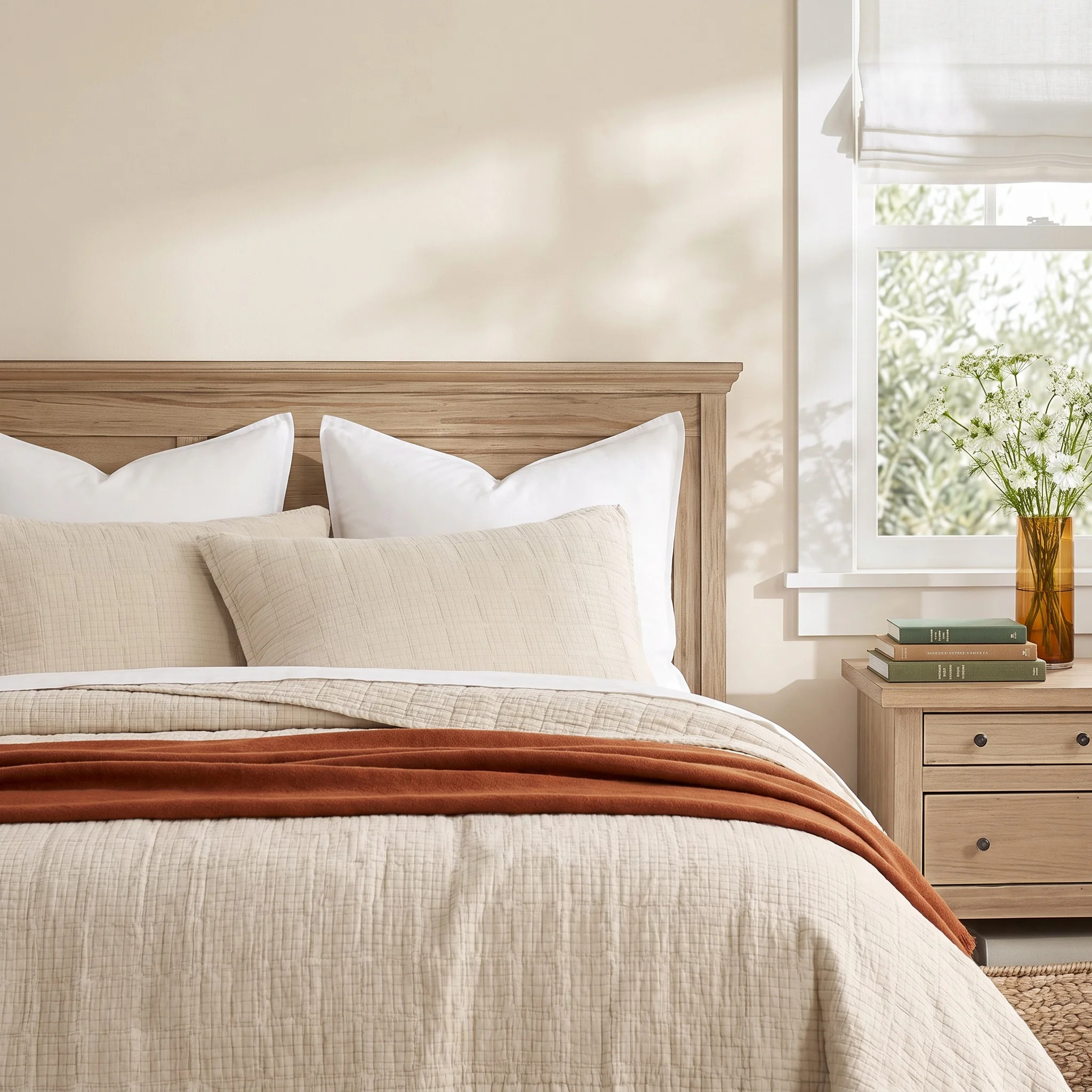 Crinkle Cotton Quilt Set | Birch Lane