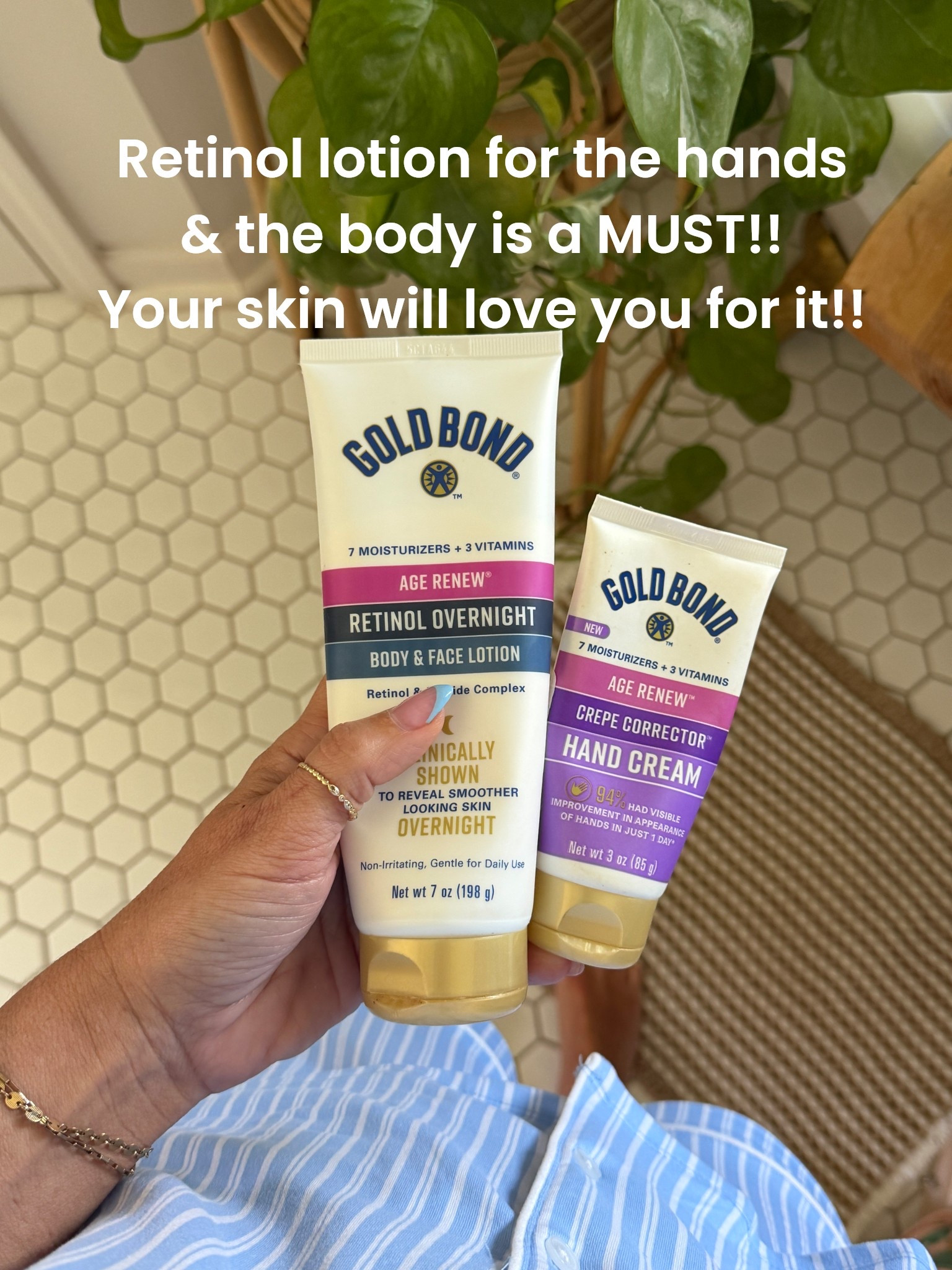 Retinol lotion for the hands and body is a non negotiable!!!!!!! I use it every morning and night!! 

#LTKootd #LTKselfcare #LTKOver40