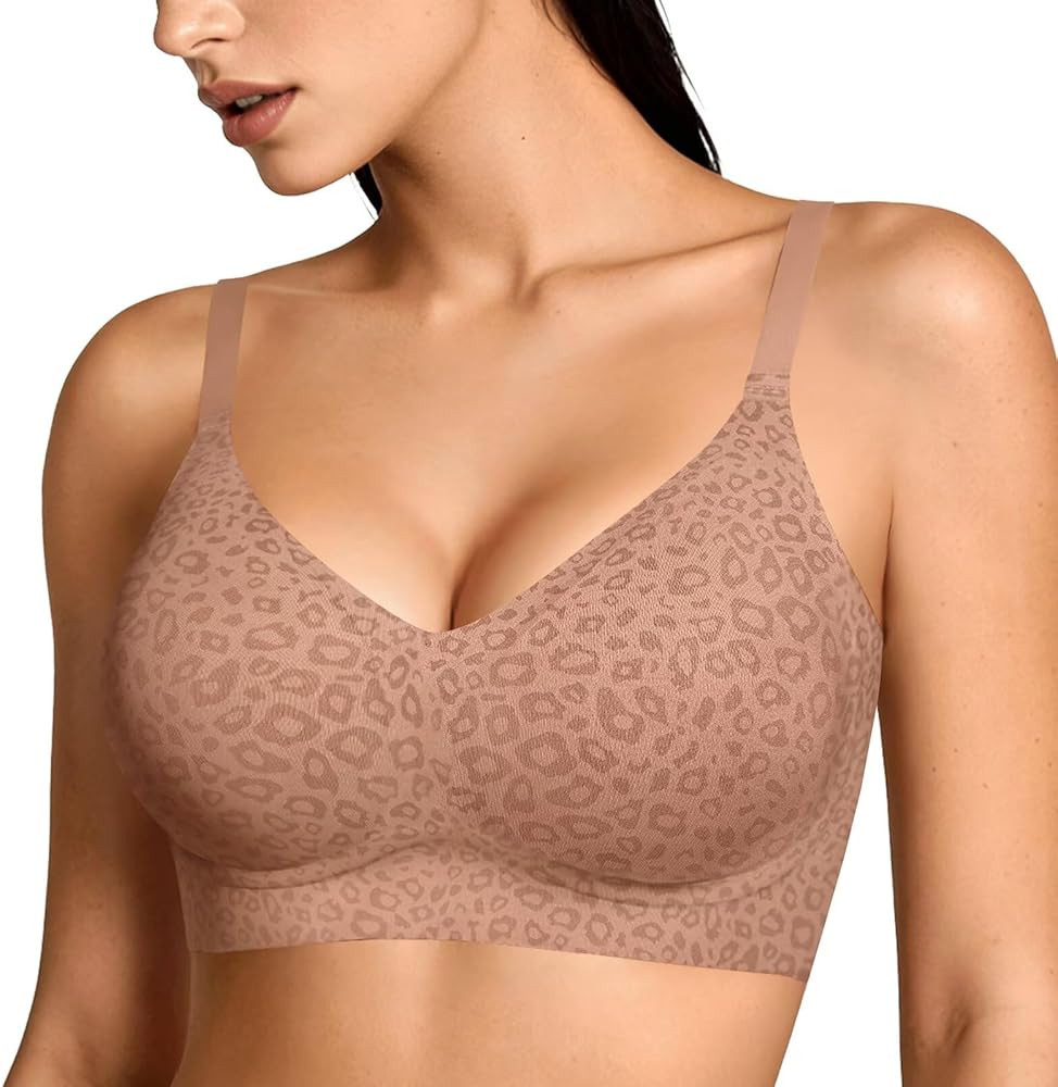 Vertvie Womens Seamless Jelly Bras No Underwire Comfort Push Up Bras Buttery Soft Wireless Bralet... | Amazon (US)