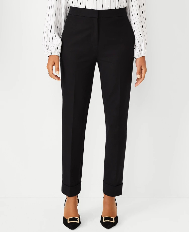 The High Waist Ankle Pant - Curvy Fit | Ann Taylor (US)