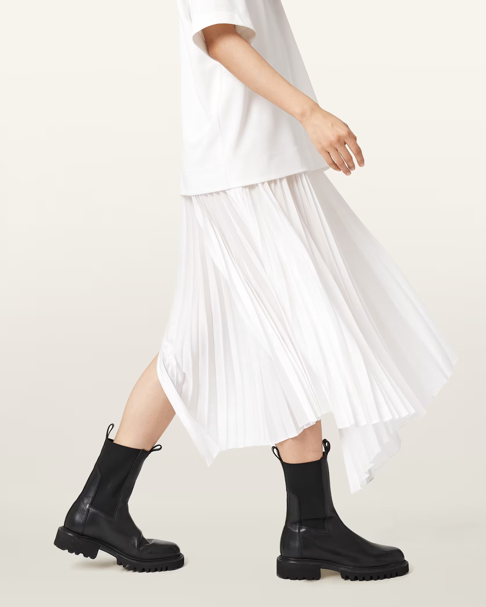 Hallie Leather Ankle Boots | AllSaints UK