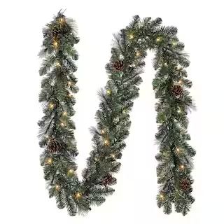 9ft. Pre-Lit Mixed Pine & Pinecone Garland by Ashland® | Michaels Stores