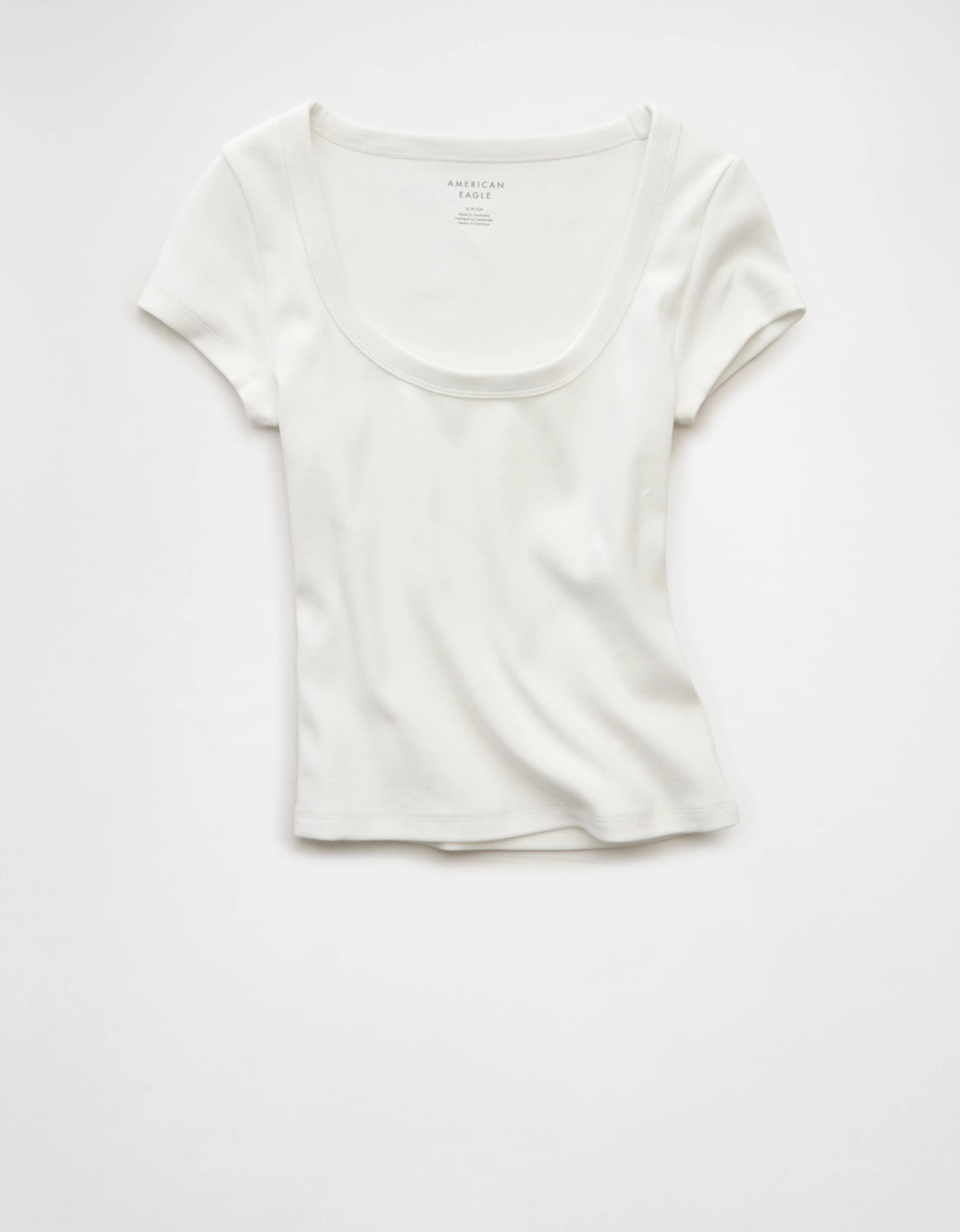 AE Scoop Neck Hey Baby Tee | American Eagle Outfitters (US & CA)