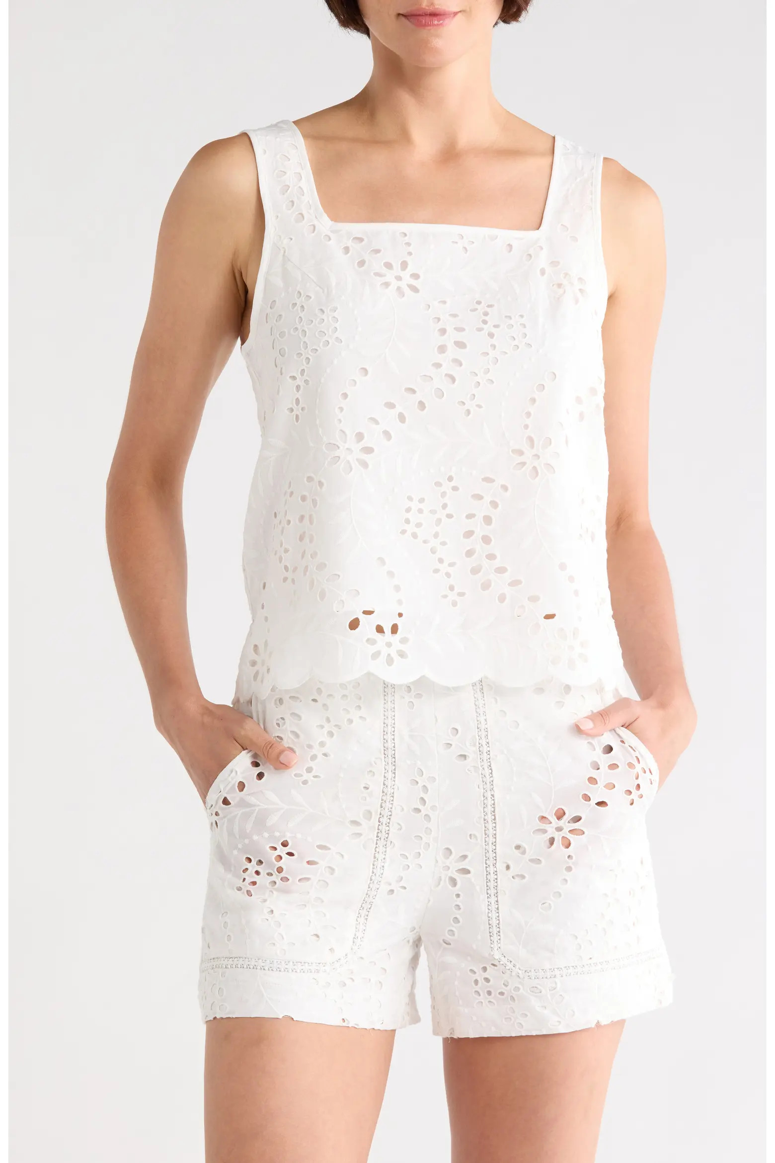 Cotton Eyelet Tank (Women) | Nordstromrack | Nordstrom Rack