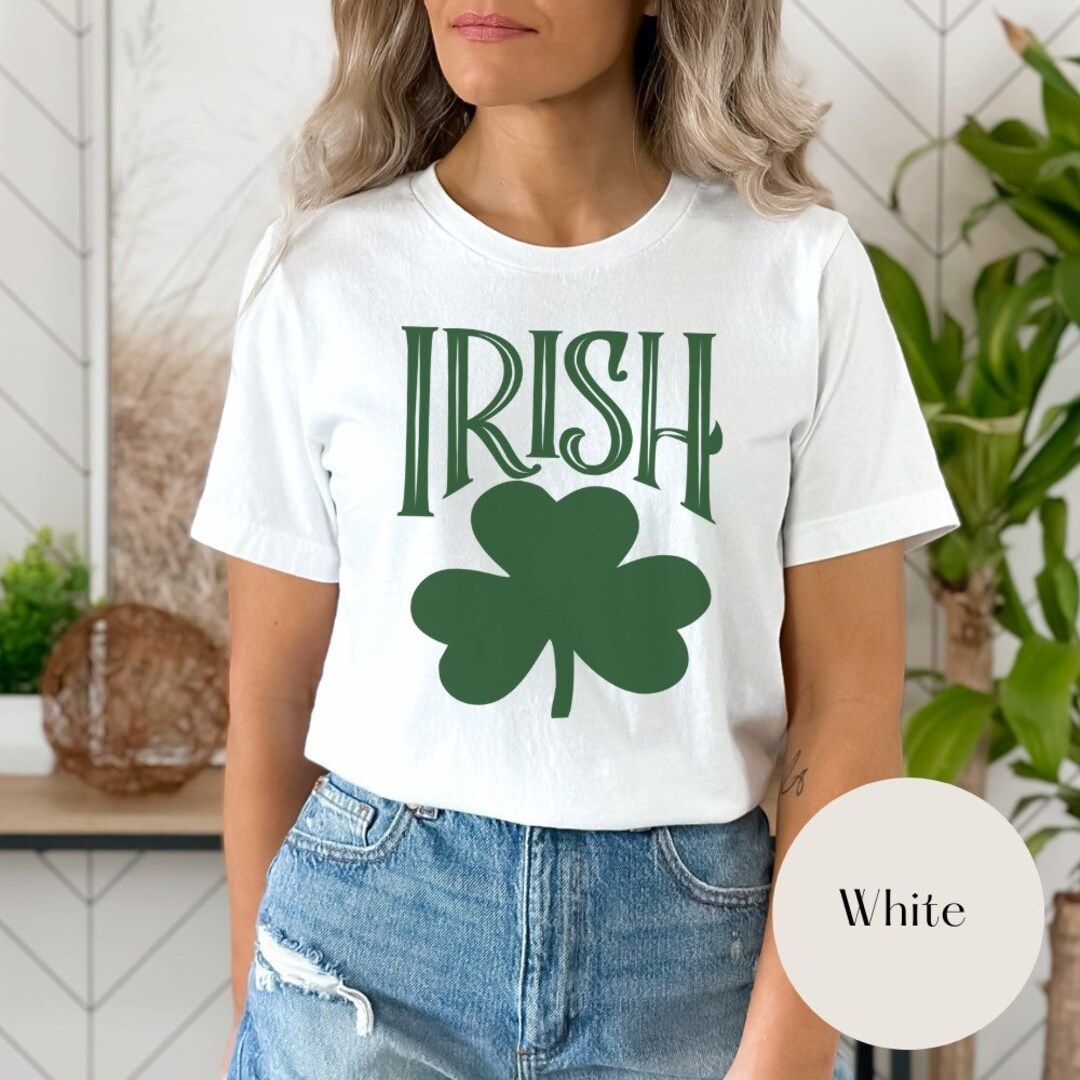 Irish Shirt  St Patricks Day Shirt  Shamrock T-shirt  St - Etsy | Etsy (US)