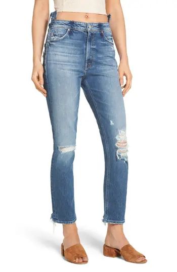 Women's Mother Dazzler Shift Step Waistband Jeans | Nordstrom